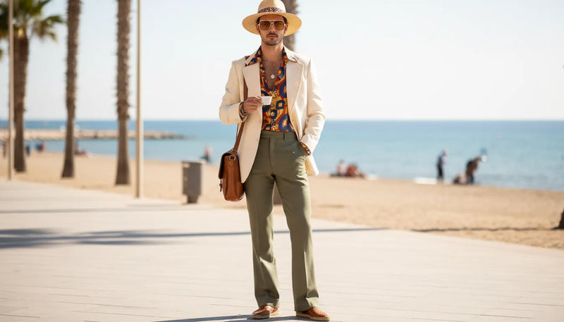 Adopter le look homme été années 70 avec élégance