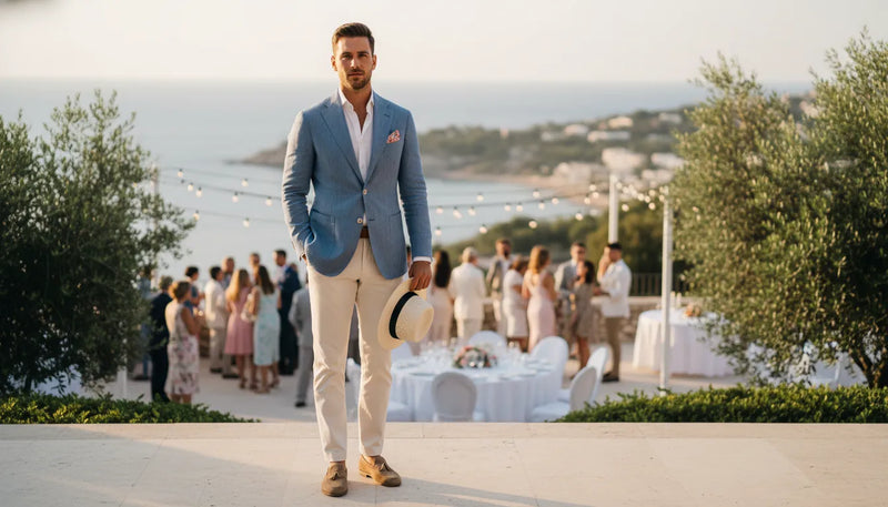 Choisir la tenue d'invité de mariage d'été pour homme