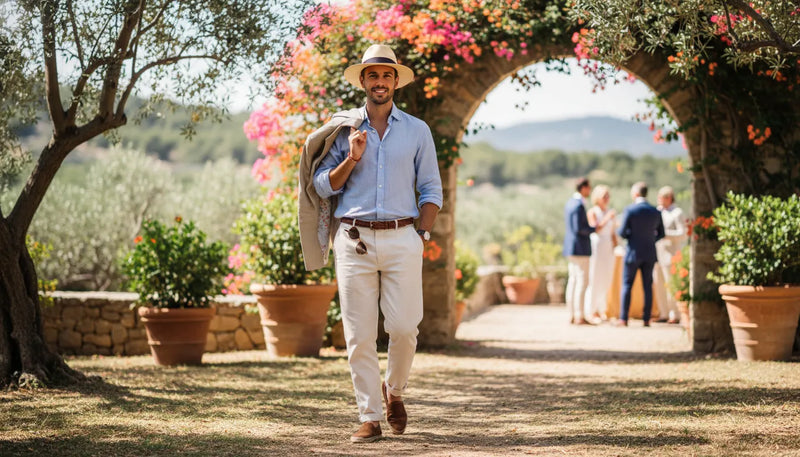 Choisir sa tenue de mariage d'été décontractée pour homme