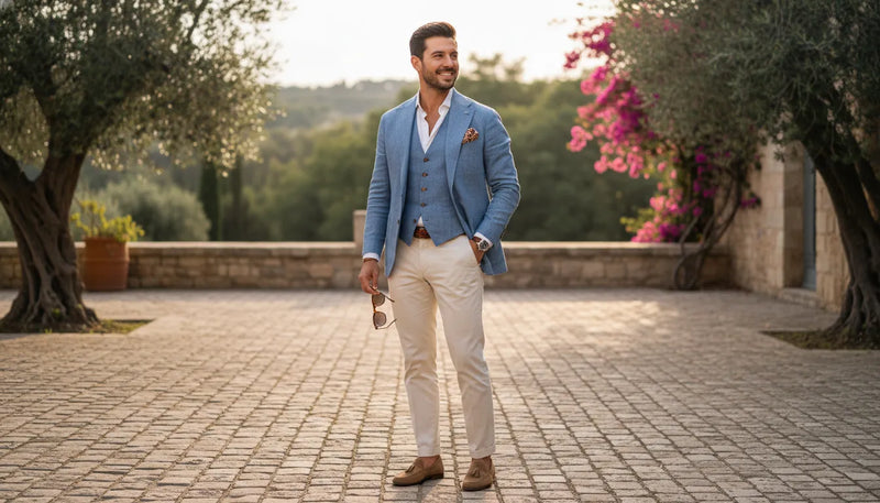 Comment choisir sa tenue de mariage homme en fin d'été