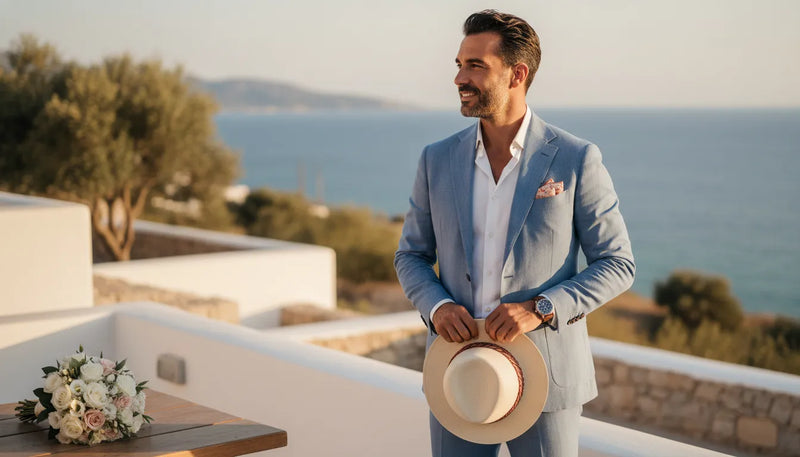 Comment choisir sa tenue de mariage homme en été