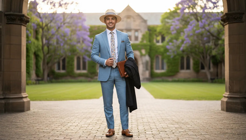 Comment choisir sa tenue de remise de diplômes d'été pour homme