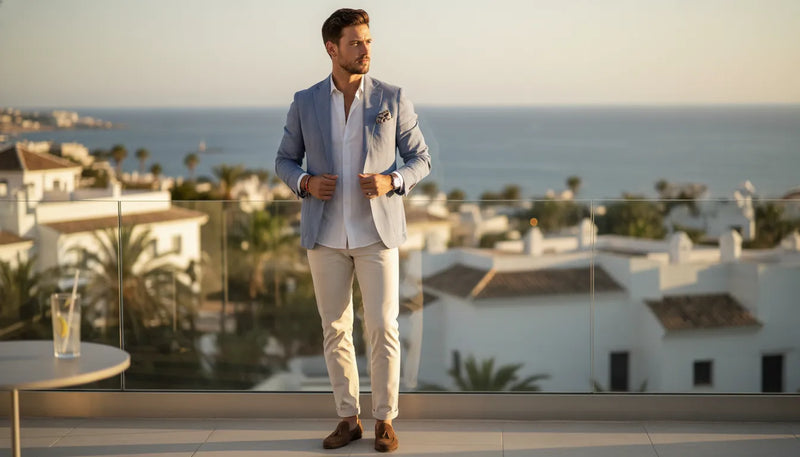 Comment choisir une tenue de soirée d'été pour homme
