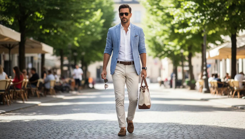 Comment composer ses tenues de bureau pour l'homme cet été