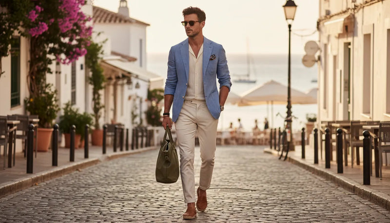 Comment composer une tenue chic homme été avec style