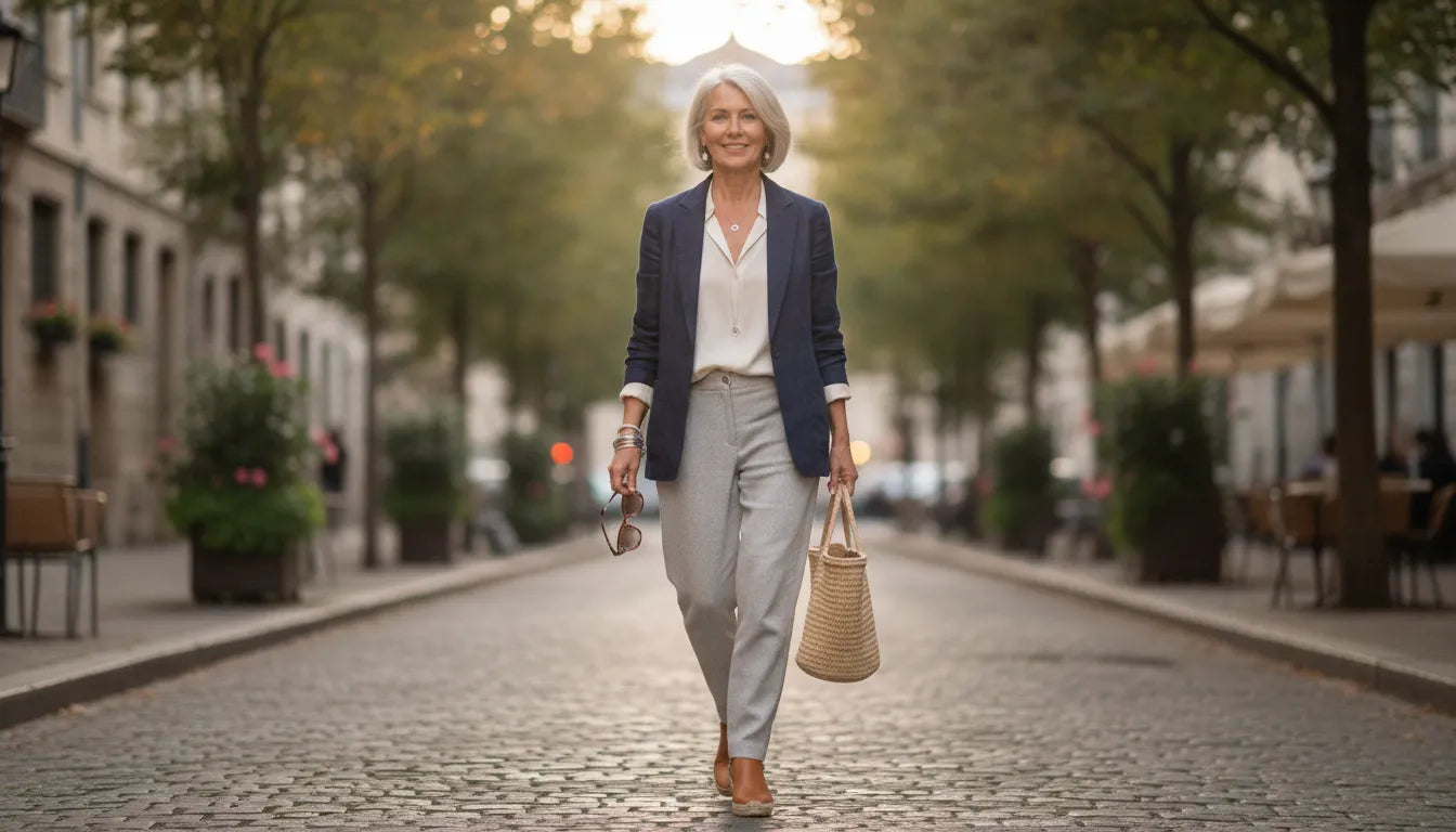Comment composer une tenue décontractée chic après 60 ans