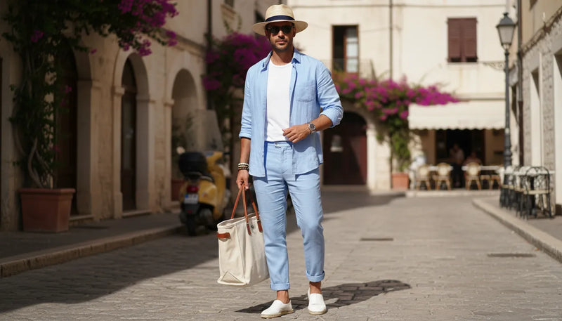 Comment porter l'ensemble d'été pour homme avec style