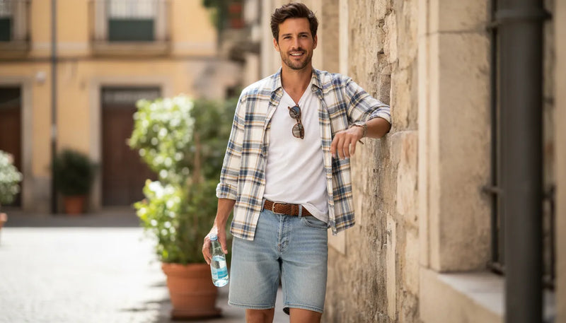 Comment porter la flanelle en été : looks homme incontournables