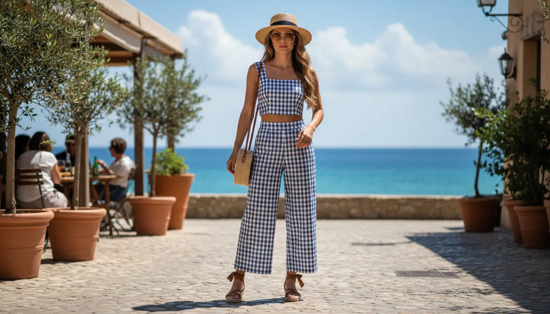 Comment porter la tenue à carreaux pour femme cet été