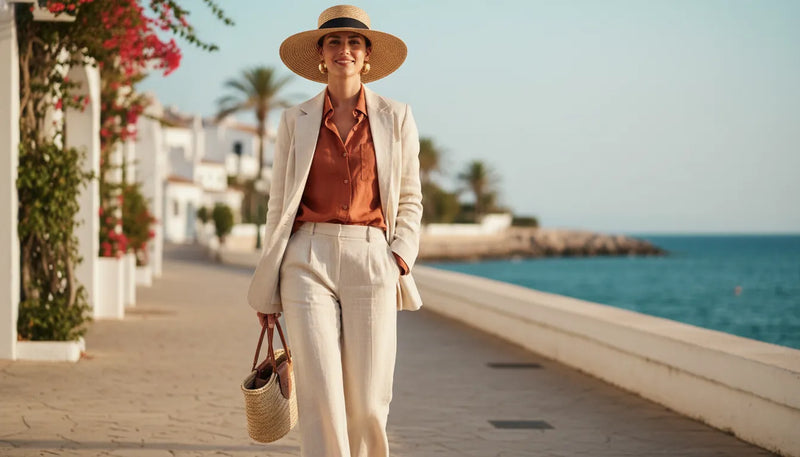 Comment porter le lin avec style tout l'été