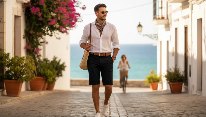 Comment porter le short noir pour homme en été