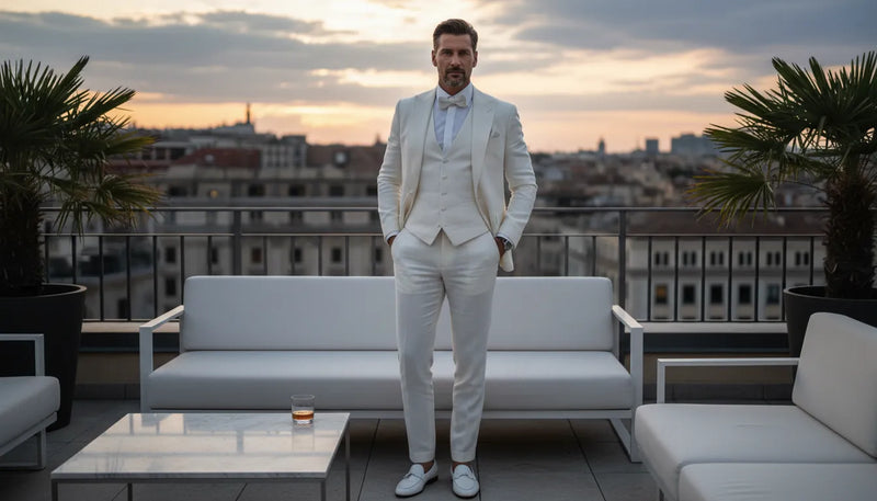 Comment réussir votre tenue de soirée blanche pour homme
