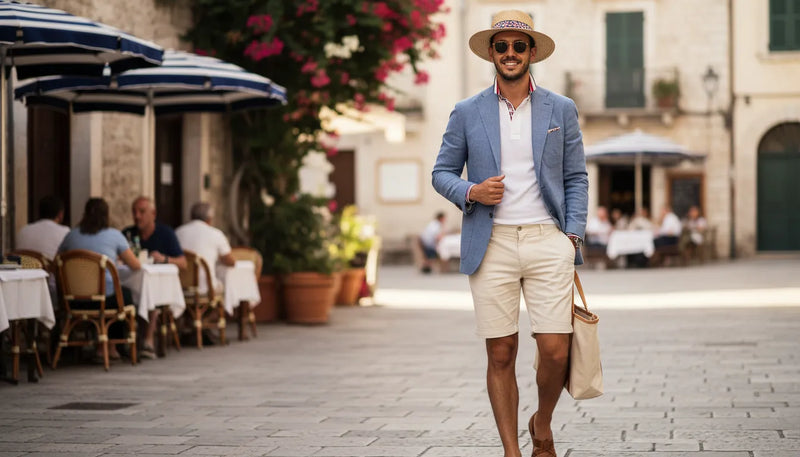 Des idées de tenues preppy pour homme cet été