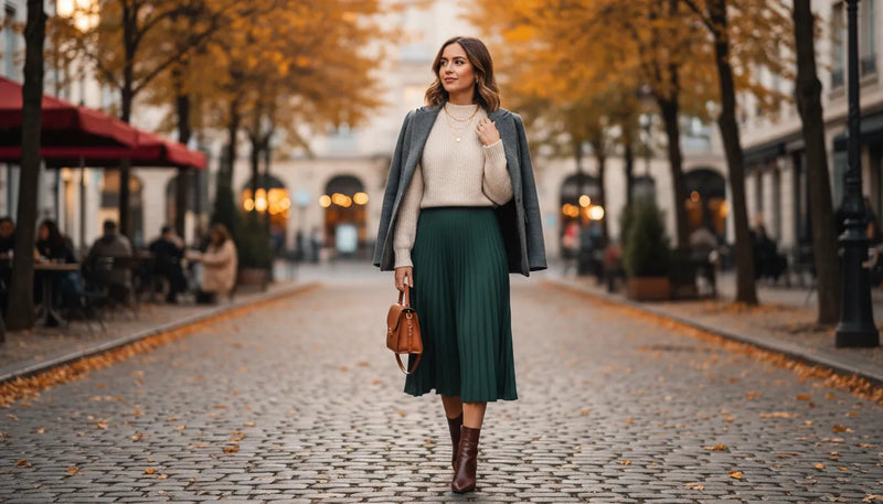 Des tenues d'automne pour les femmes de petite taille