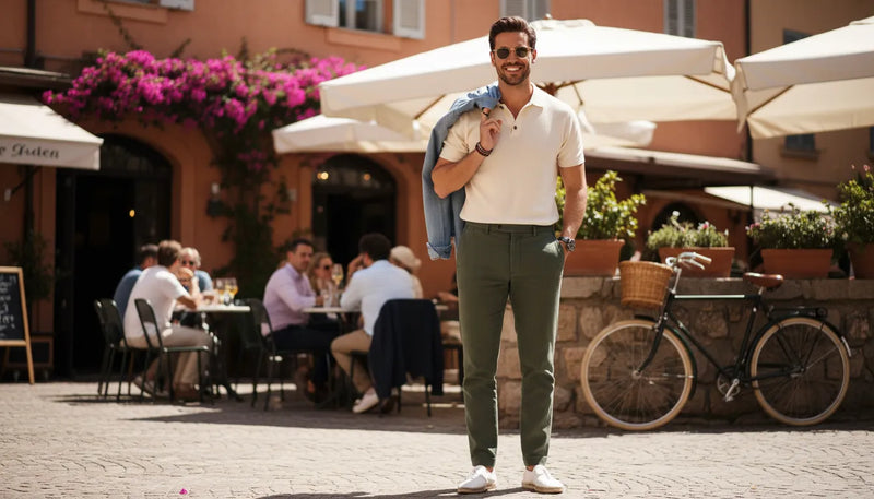 Dix idées de tenues avec un polo pour homme cet été