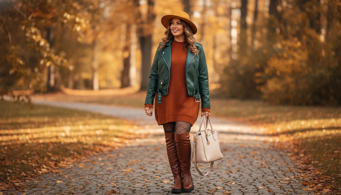 Dix idées de tenues d'automne pour femmes grandes tailles