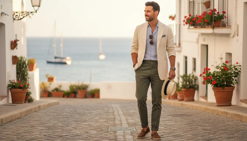 European summer outfits for men : l'art du style estival masculin