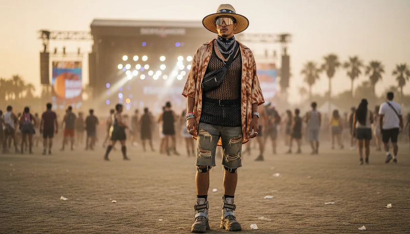 Hard summer mens outfits : le style au service du festival