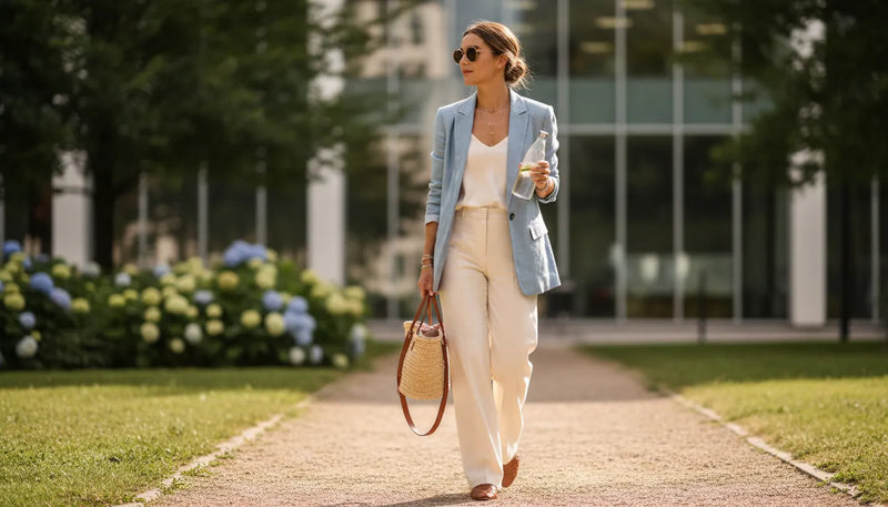 Idées de tenues de bureau pour l'été : allier style et fraîcheur