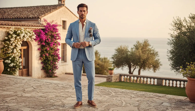 Idées de tenues de mariage pour homme : le style estival