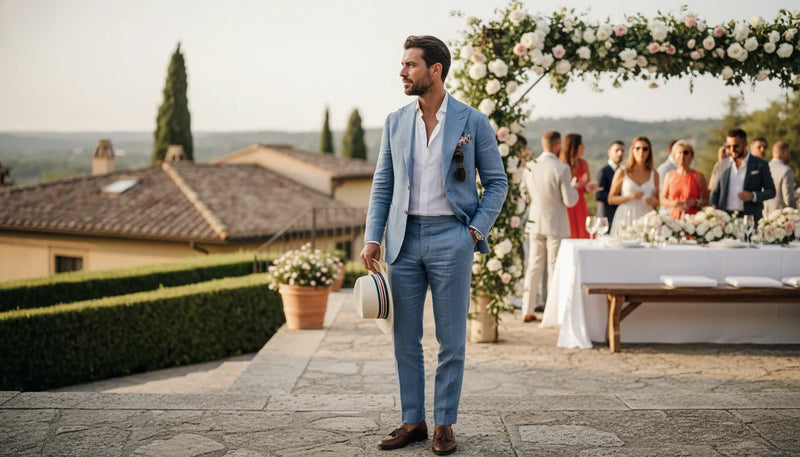 Idées de tenues pour un mariage en été pour homme