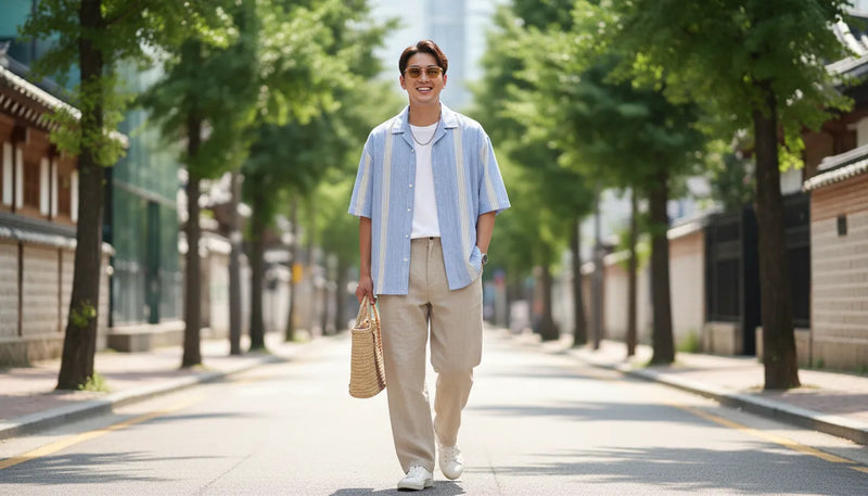 Korean summer outfit for men : maîtriser le style coréen cet été