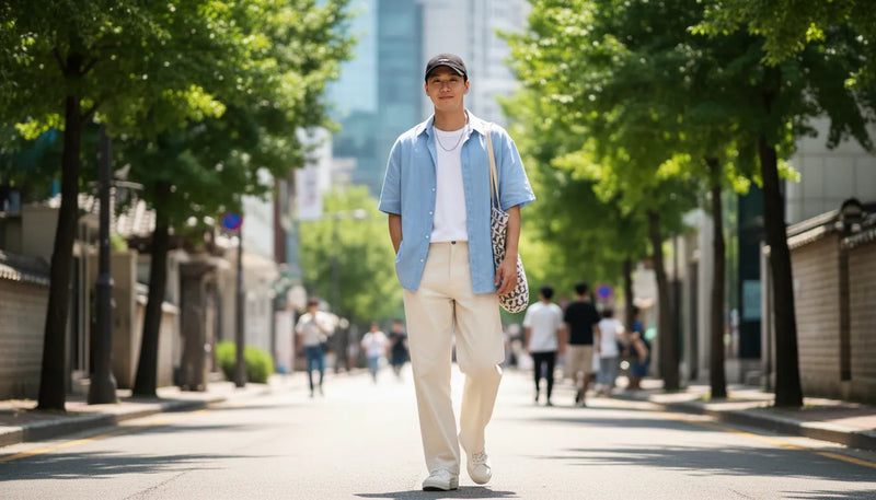 Korean summer outfits men : maîtriser le style coréen cet été