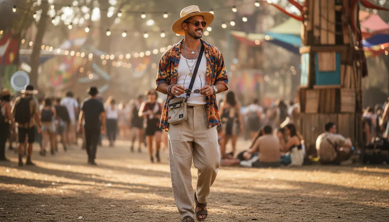 L'art de composer sa tenue de festival pour homme cet été