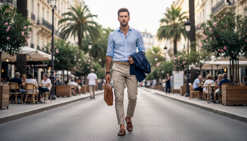 L'art de la tenue business casual homme en plein été