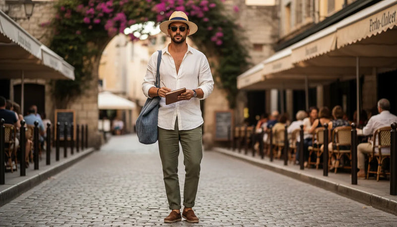 L'art de porter le lin : comment composer la tenue d'été idéale pour homme