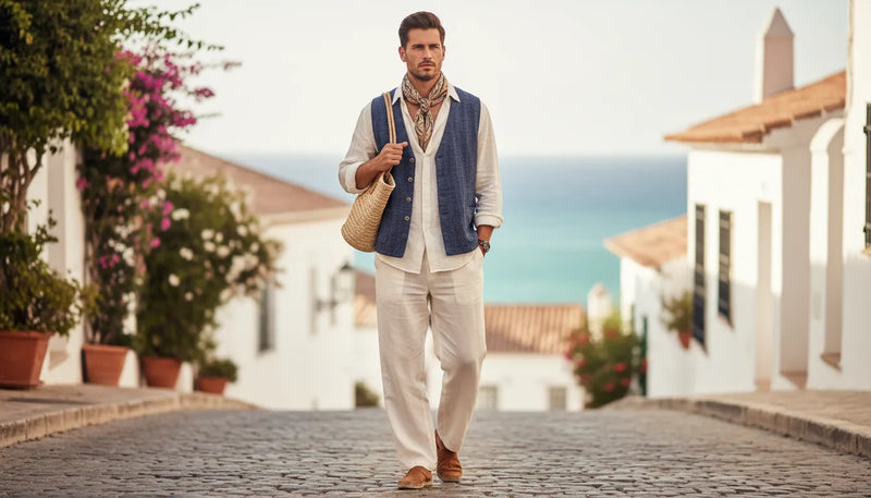 L'art de porter le lin : idées de tenues d'été pour homme