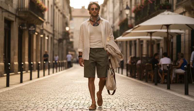 L'art de superposer ses vêtements en été pour homme