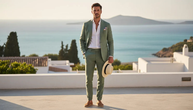 La tenue de mariage décontractée homme idéale pour l'été