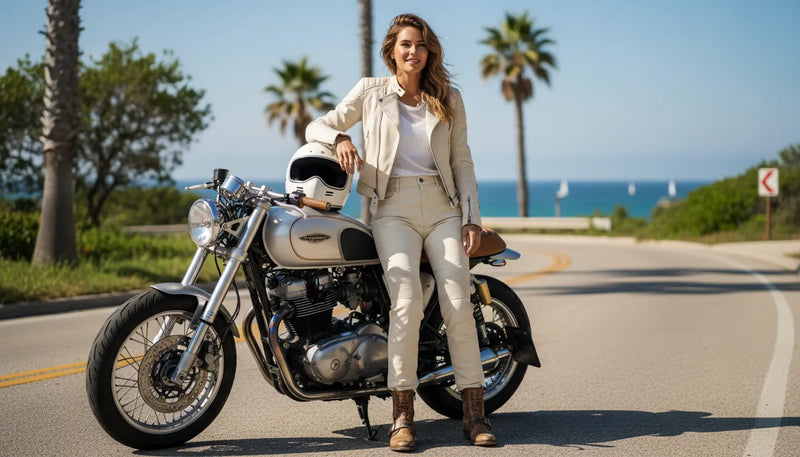 La tenue de moto femme pour l'été : allier style et sécurité