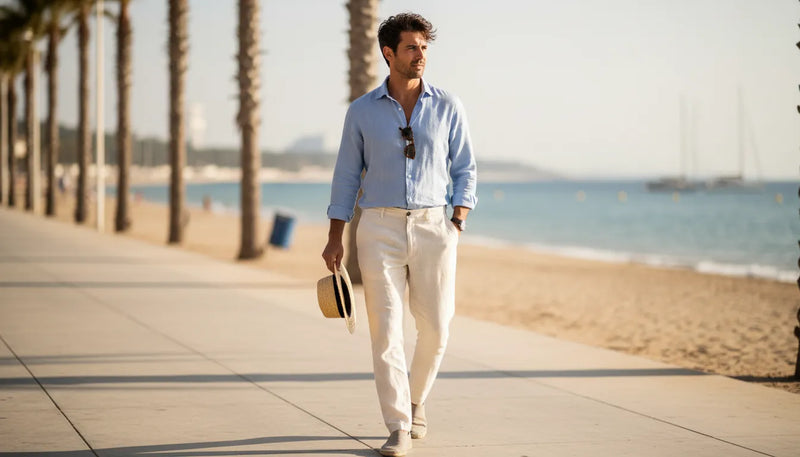 La tenue en lin pour homme : l'élégance fraîche de l'été