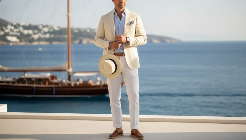 Le look old money homme en été : les essentiels du style