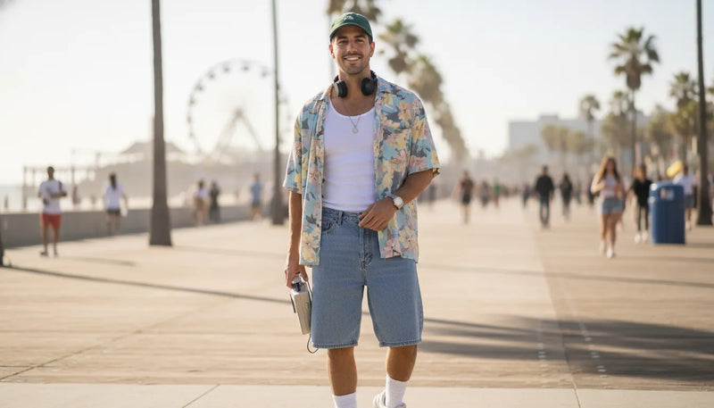 Le style des années 90 pour homme en été