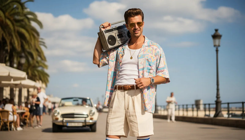 Le style rétro : adopter la tenue été homme années 80