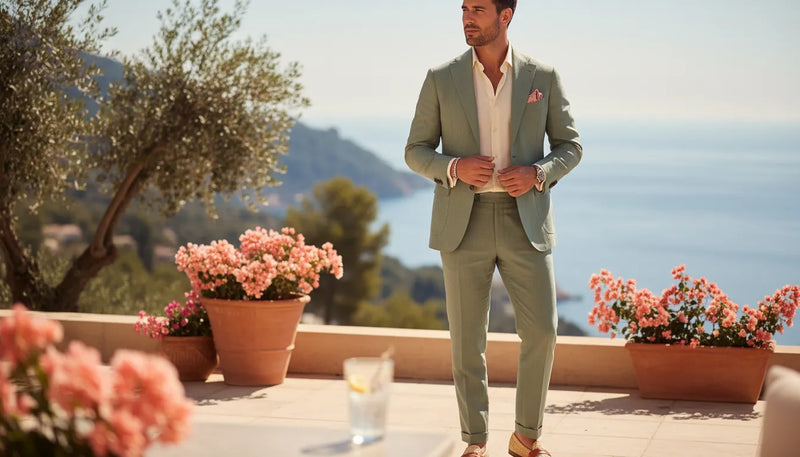Les meilleures couleurs pour une tenue de mariage homme en été