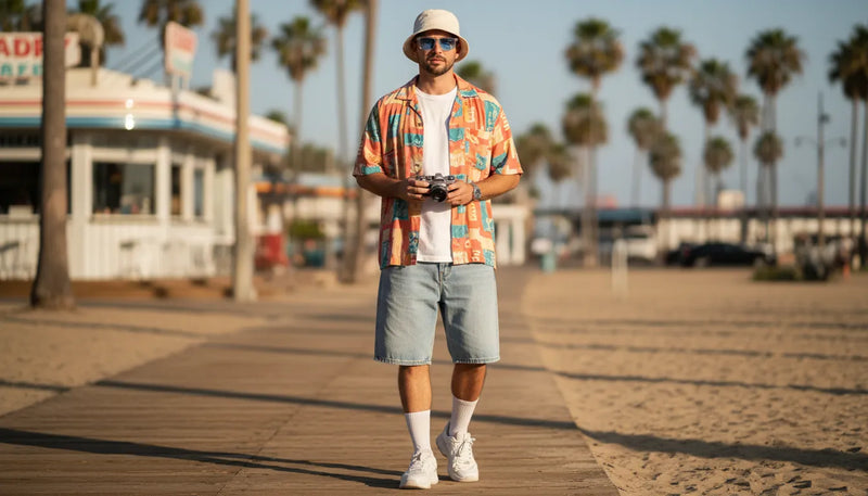 Les meilleures tenues d'été pour homme inspirées des années 90