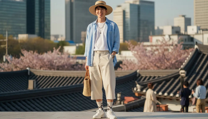 Les meilleures tenues d'été pour homme inspirées du style coréen