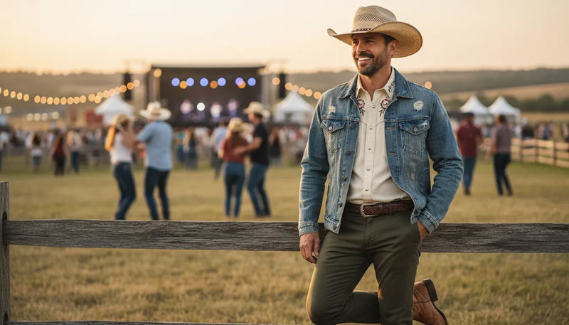 Les meilleures tenues de concert country pour homme cet été