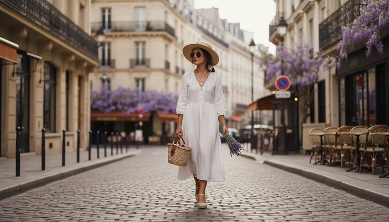 Les secrets des tenues d'été au style français pour femme