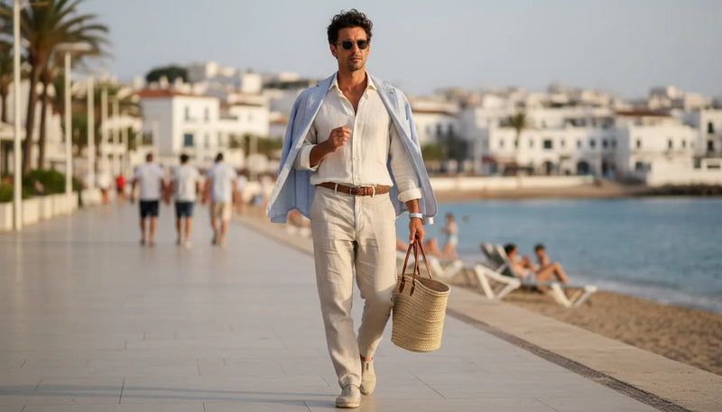 Les tenues d'été en lin pour homme : élégance et légèreté