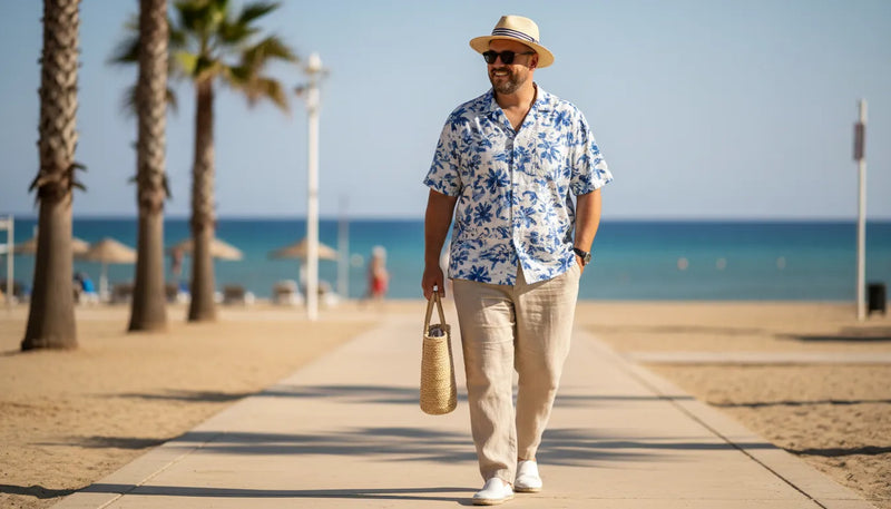 Les tenues d'été grande taille pour homme : style et confort