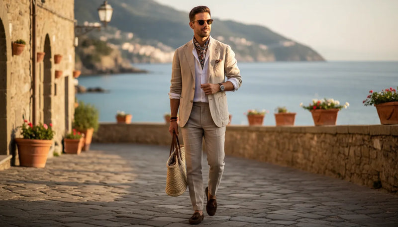 Look été homme en Italie : l'art de la sprezzatura