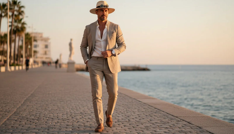 Maîtriser l'élégance masculine sous le soleil d'été