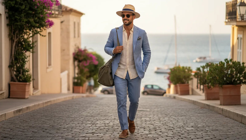 Maîtriser le style classique masculin en été : élégance et confort
