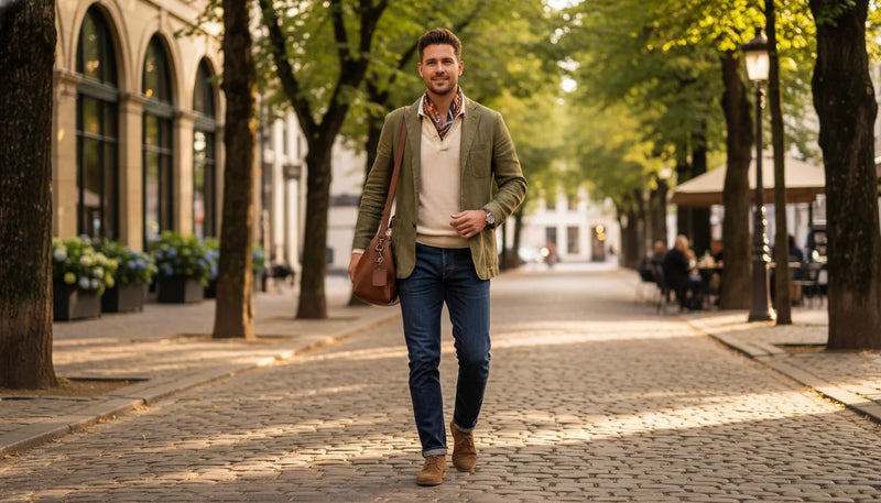Maîtriser le vestiaire de transition : tenues homme été automne