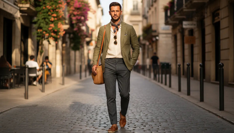 Maîtriser les tenues de fin d'été pour homme avec style